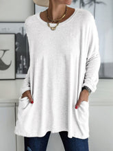 Load image into Gallery viewer, Full Size Round Neck Long Sleeve T-Shirt