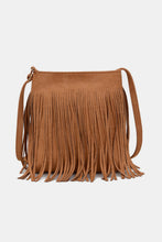 Load image into Gallery viewer, Suede Fringe Shoulder Bag