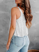 Load image into Gallery viewer, Sequin Scoop Neck Tank