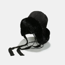 Load image into Gallery viewer, Thermal Tied Fuzzy Winter Hat