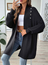 Load image into Gallery viewer, Open Front Long Sleeve Cardigan