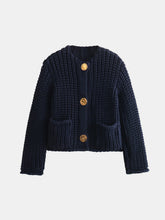 Load image into Gallery viewer, Button Down Long Sleeve Cardigan