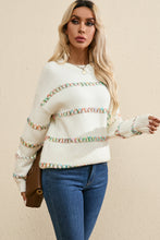 Load image into Gallery viewer, Round Neck Long Sleeve Sweater