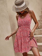 Load image into Gallery viewer, Floral V-Neck Mini Cami Dress
