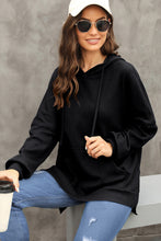Load image into Gallery viewer, Waffle-Knit Long Sleeve Hoodie