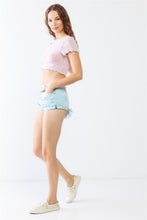 Load image into Gallery viewer, Tasha Apparel Distressed Ripped Denim Shorts