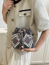 Load image into Gallery viewer, Printed Chain Bucket Bag