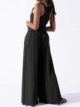 Load image into Gallery viewer, Square Neck Wide Strap Jumpsuit