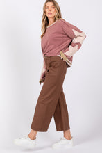 Load image into Gallery viewer, SAGE + FIG Wide Leg Cropped Pants