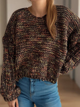 Load image into Gallery viewer, Dropped Shoulder Long Sleeve Sweater