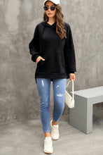 Load image into Gallery viewer, Waffle-Knit Long Sleeve Hoodie