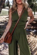 Load image into Gallery viewer, V-Neck Sleeveless Wide Leg Jumpsuit