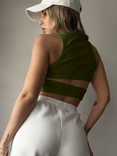 Load image into Gallery viewer, Cutout Round Neck Tank