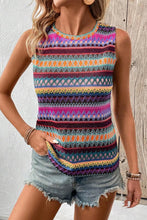Load image into Gallery viewer, Contrast Round Neck Tank