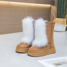 Load image into Gallery viewer, Thermal Suede Platform Boots