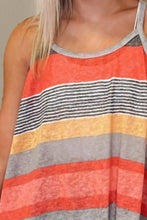Load image into Gallery viewer, Color Block Round Neck Cami