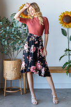 Load image into Gallery viewer, Reborn J Floral Wrap Ruffle Hem Skirt