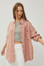 Load image into Gallery viewer, RISEN Full Size Button Up Long Sleeve Denim Shirt
