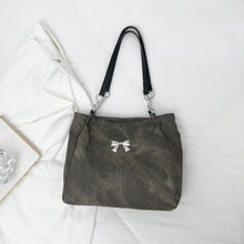 Load image into Gallery viewer, Bow Polyester Medium Tote Bag