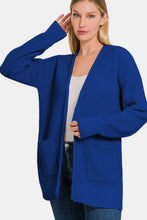 Load image into Gallery viewer, Zenana Waffle Open Front Sweater Cardigan