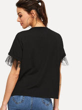 Load image into Gallery viewer, Round Neck Short Sleeve Top