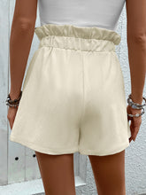 Load image into Gallery viewer, Paperbag Waist Shorts with Pockets
