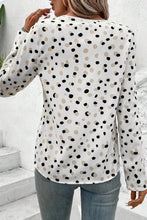 Load image into Gallery viewer, Printed V-Neck Long Sleeve Blouse