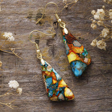Load image into Gallery viewer, Emperor-Stone Geometric Earrings