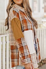 Load image into Gallery viewer, Plaid Button Up Long Sleeve Shacket