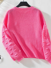 Load image into Gallery viewer, Round Neck Drop Shoulder Sweater