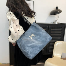 Load image into Gallery viewer, Bow Polyester Medium Tote Bag
