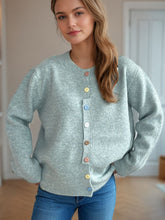 Load image into Gallery viewer, Button Down Long Sleeve Cardigan