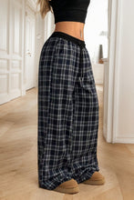 Load image into Gallery viewer, Plaid Wide Leg Pants