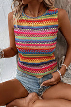 Load image into Gallery viewer, Contrast Round Neck Tank