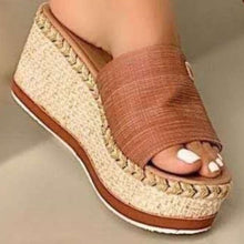 Load image into Gallery viewer, PU Leather Open Toe Sandals