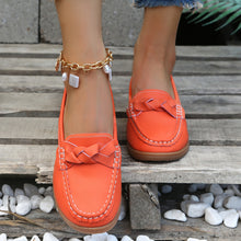 Load image into Gallery viewer, Weave Wedge Heeled Loafers