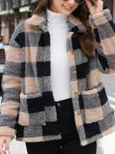 Load image into Gallery viewer, Button Up Drop Shoulder Fuzzy Jacket