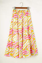 Load image into Gallery viewer, Printed Elastic Waist Skirt