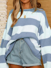 Load image into Gallery viewer, Round Neck Long Sleeve Sweater