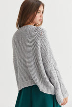 Load image into Gallery viewer, HYFVE Cable Knit V-Neck Sweater