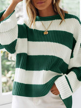 Load image into Gallery viewer, Round Neck Long Sleeve Sweater