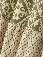 Load image into Gallery viewer, Geometric Elastic Waist Maxi Skirt
