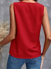 Load image into Gallery viewer, Ruffled V-Neck Tank