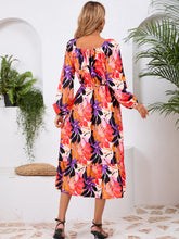 Load image into Gallery viewer, Printed Long Sleeve Midi Dress