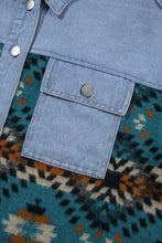 Load image into Gallery viewer, Pocketed Button Up Long Sleeve Denim Jacket