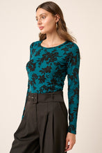 Load image into Gallery viewer, Mittoshop Flower Print Long Sleeve Knit Top