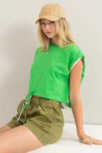 Load image into Gallery viewer, HYFVE Drawstring Hem Crop Top