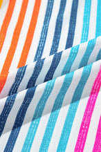 Load image into Gallery viewer, Striped Collared Neck Long Sleeve Shirt
