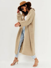 Load image into Gallery viewer, Open Front Long Sleeve Longline Cardigan