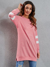 Load image into Gallery viewer, Full Size Striped Round Neck Long Sleeve T-Shirt